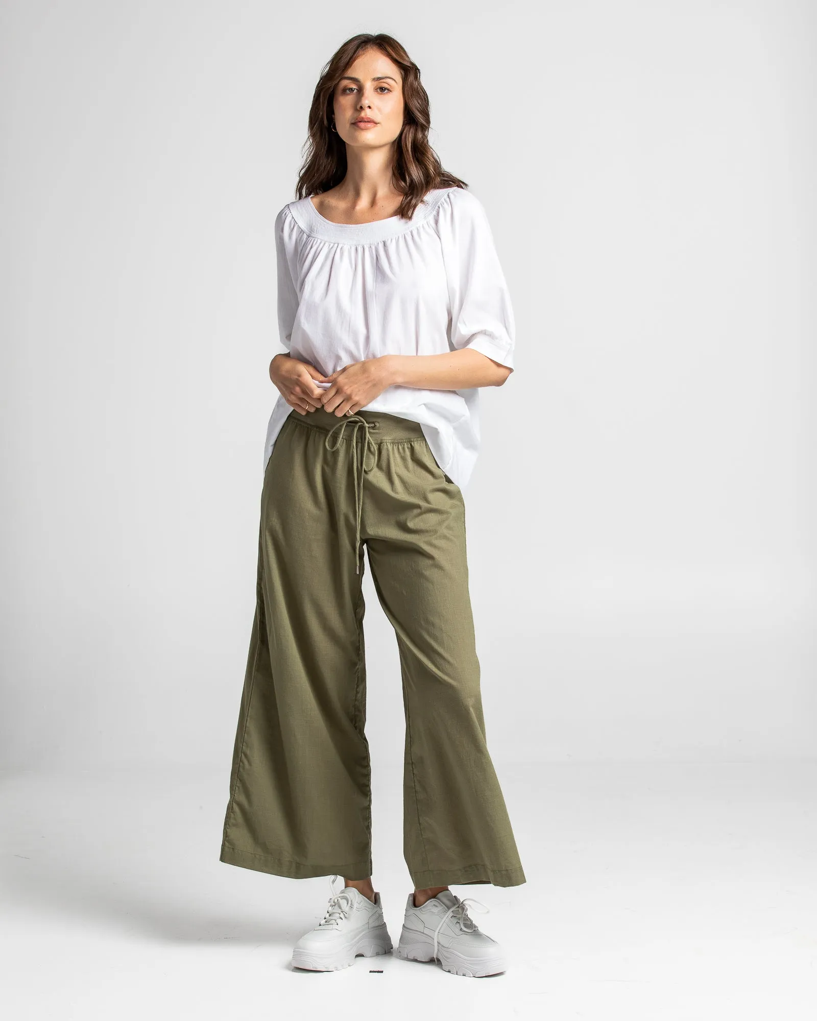 Ria Pant No Pockets - Olive