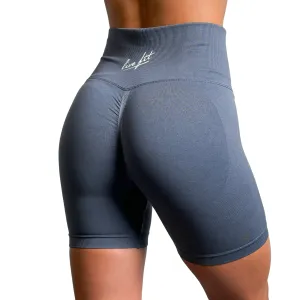 Seamless Athletic Shorts - Harbor Blue