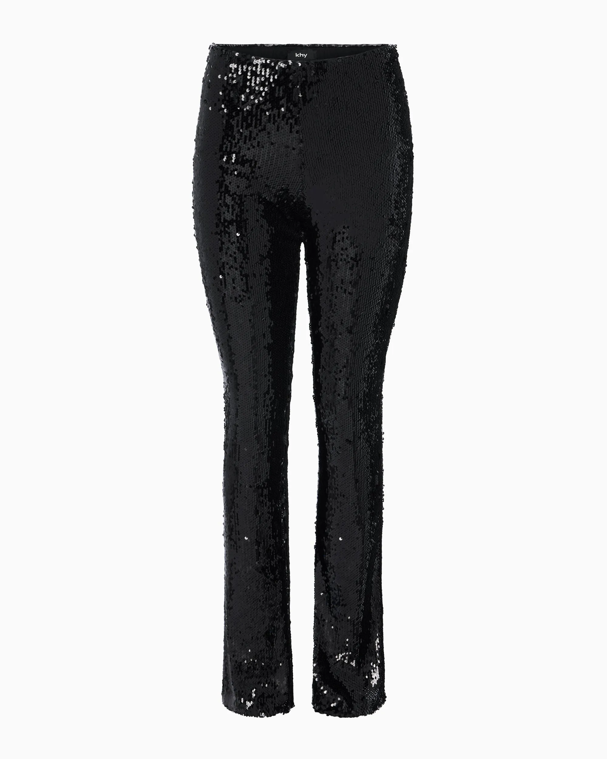 Sequin Low Rise Pant | Black