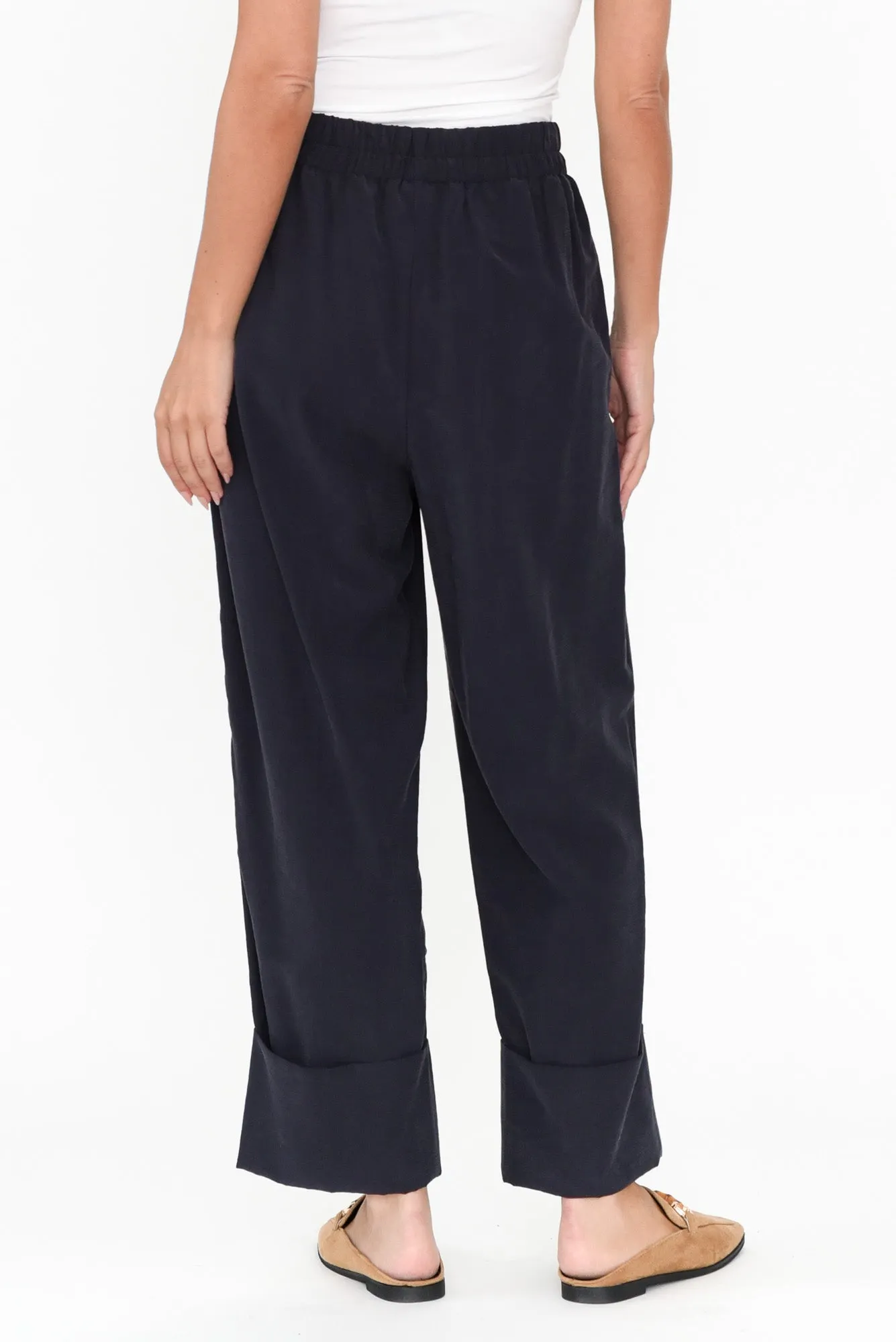 Seria Navy Cuff Pants