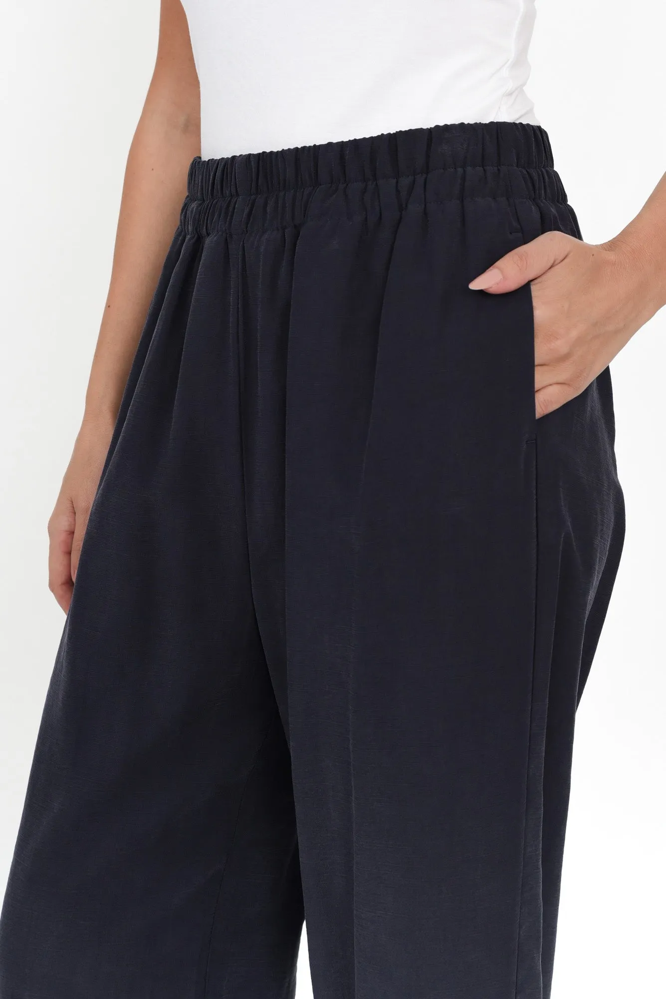 Seria Navy Cuff Pants