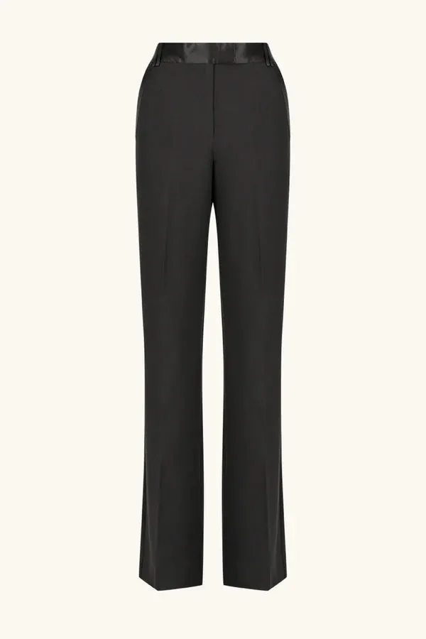 SHONA JOY - Adri Tuxedo Side Panel Pant - Black