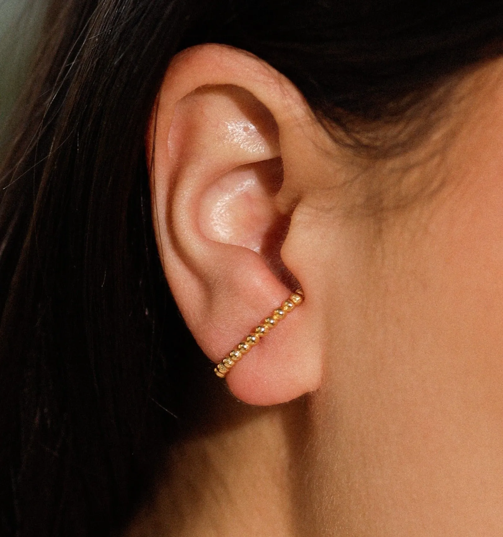 Single Beaded Ear Cuff