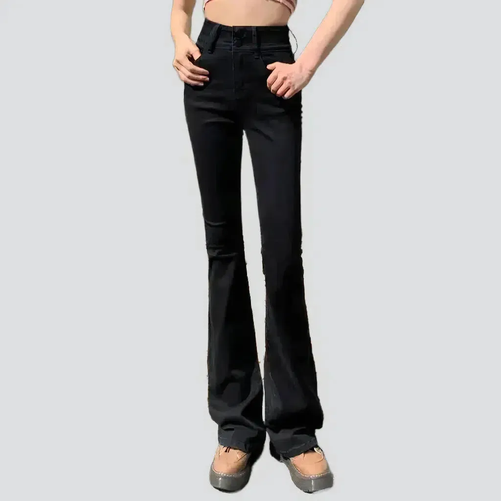 Street women's stonewashed jeans