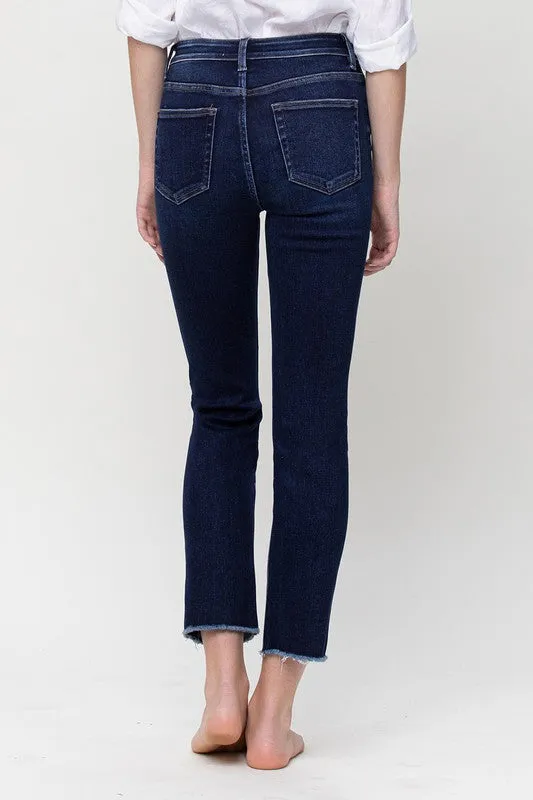 Super High Rise Stretch Slim Straight Jeans