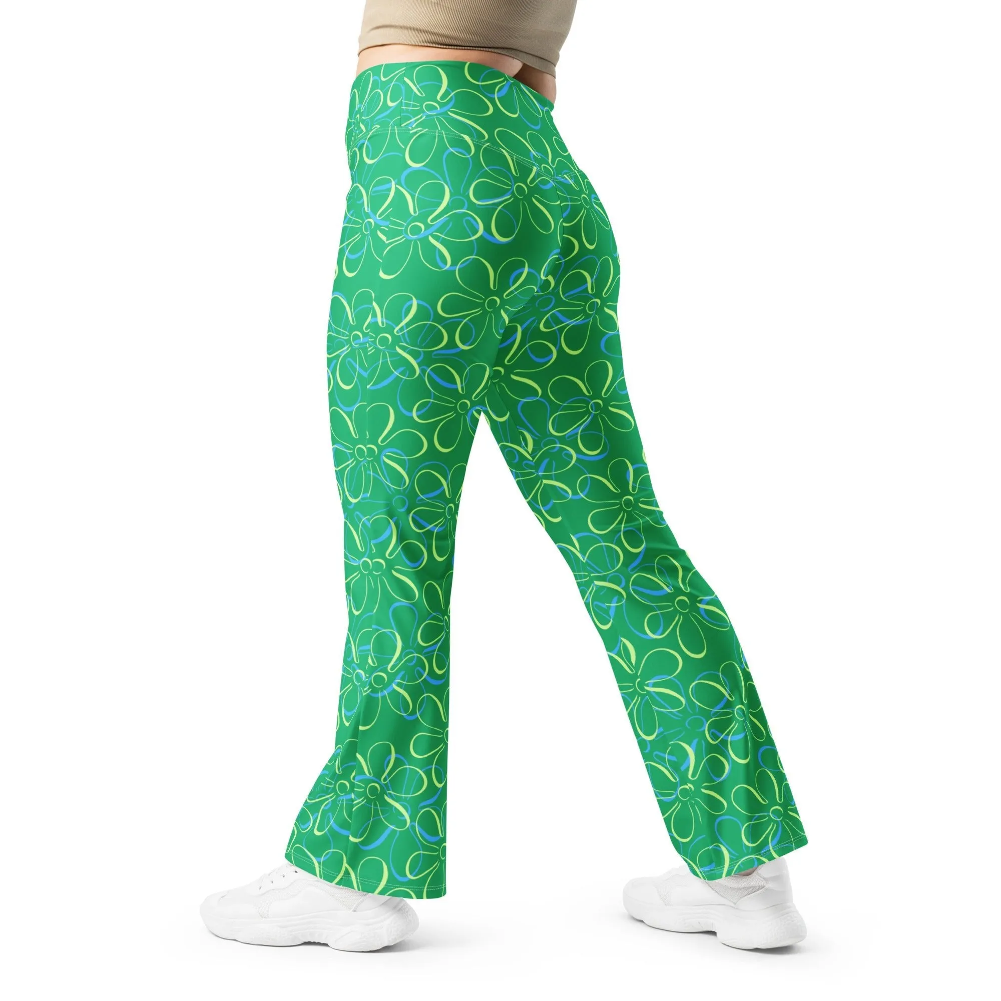 The Disgust Emotion Flare leggings