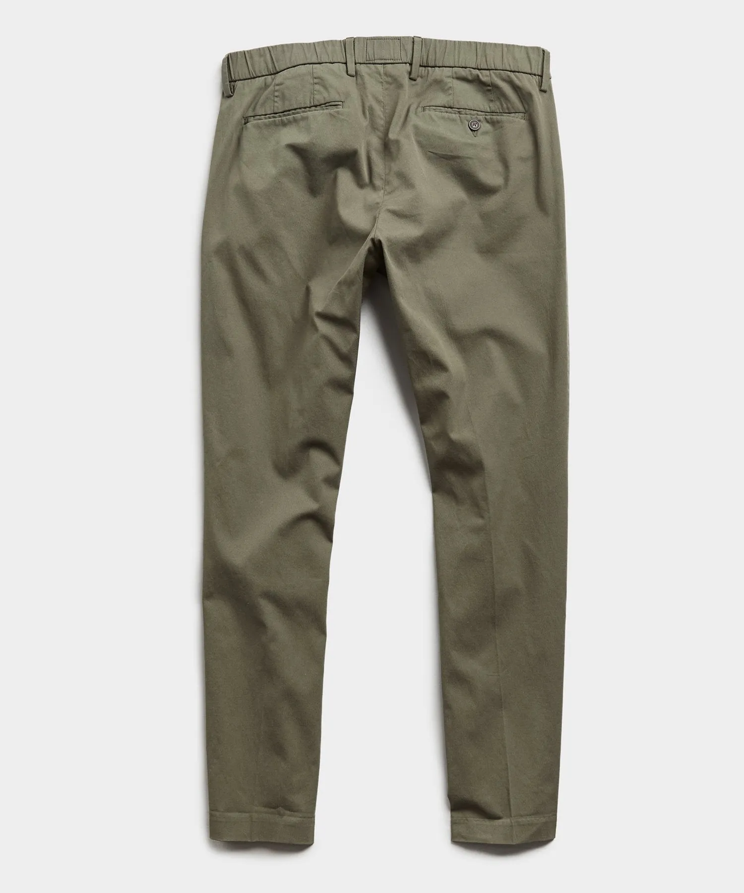 The Pleated Pant in Olive Oil