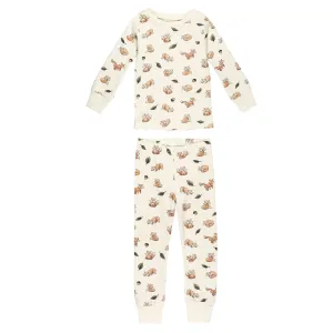 The Woodland Collection - Kids' Organic Printed L/Sleeve PJ Set