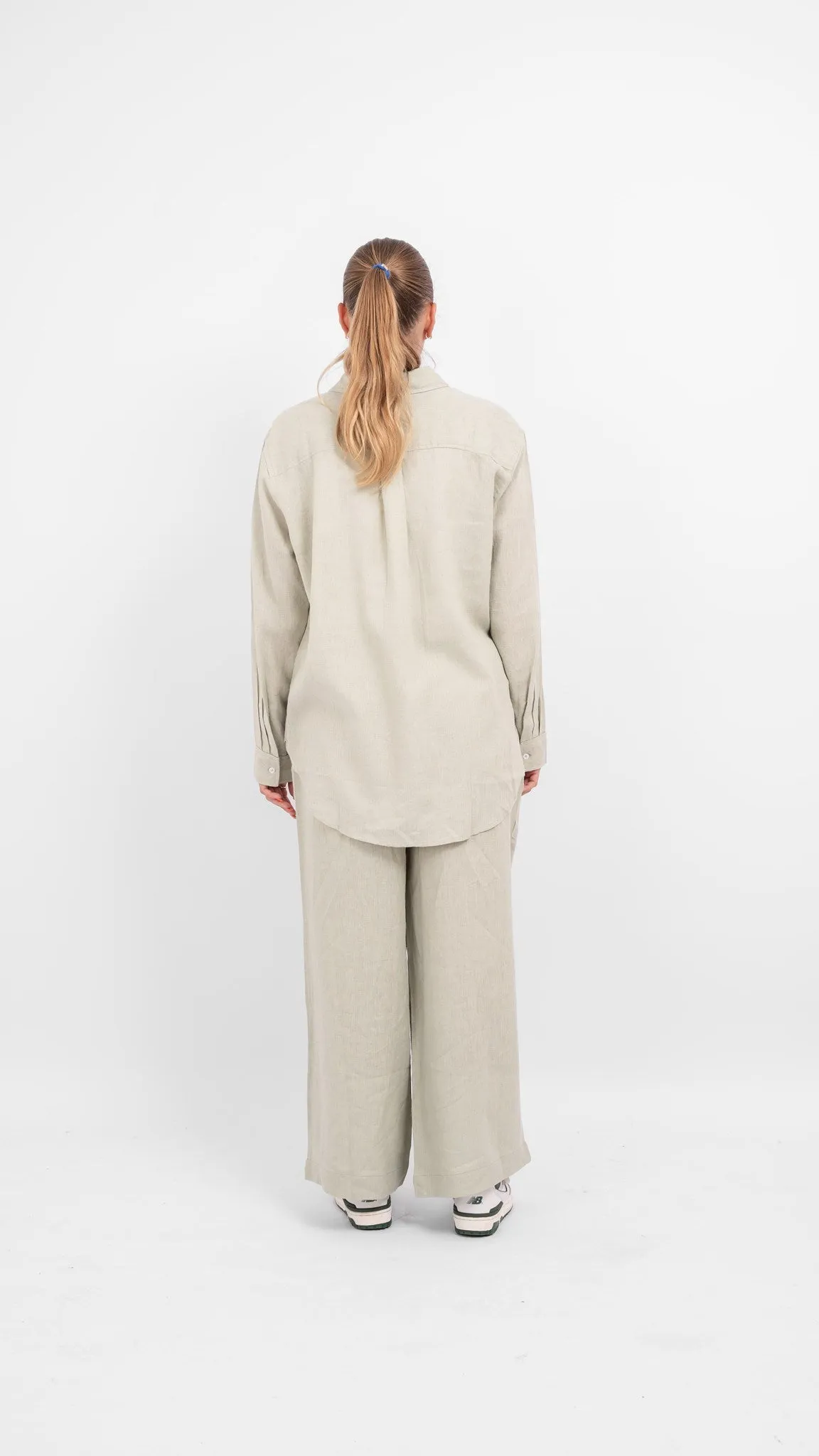 Tokyo Linen Pants - Desert Sage