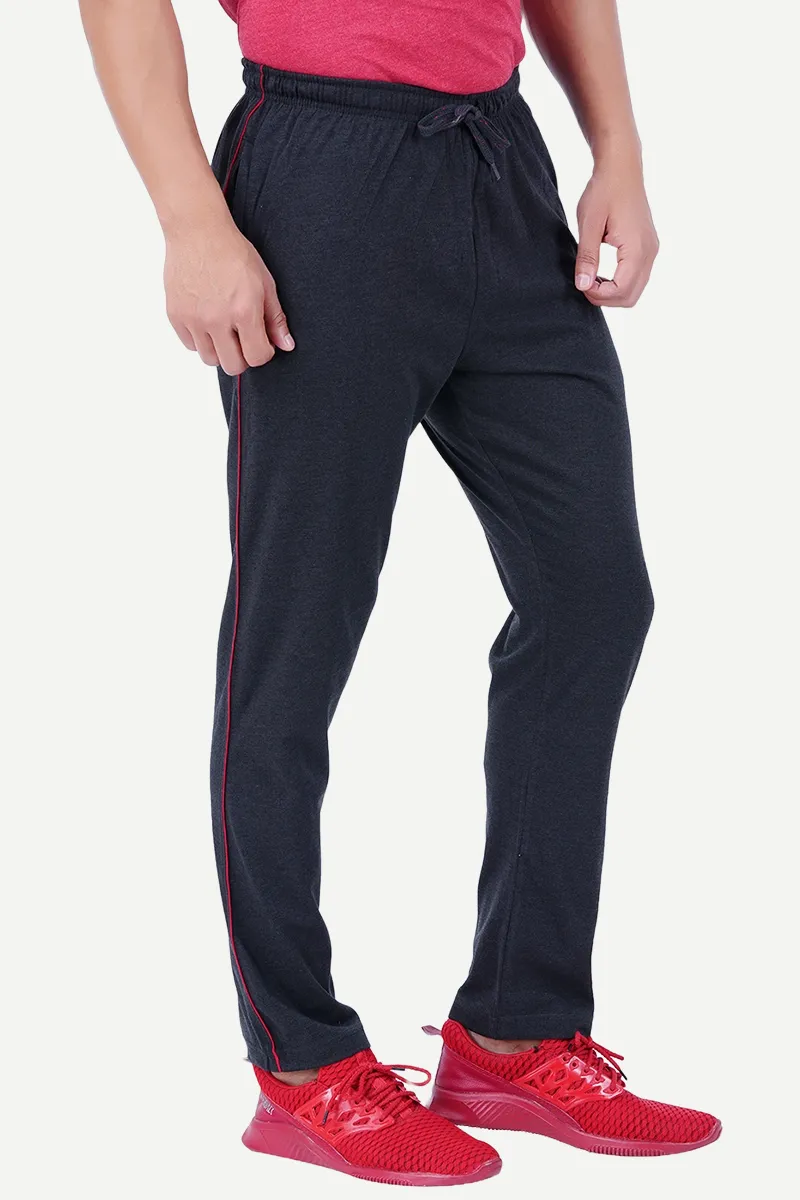 Track Pants - Charcoal Jogging bottoms For Mens | Ariser