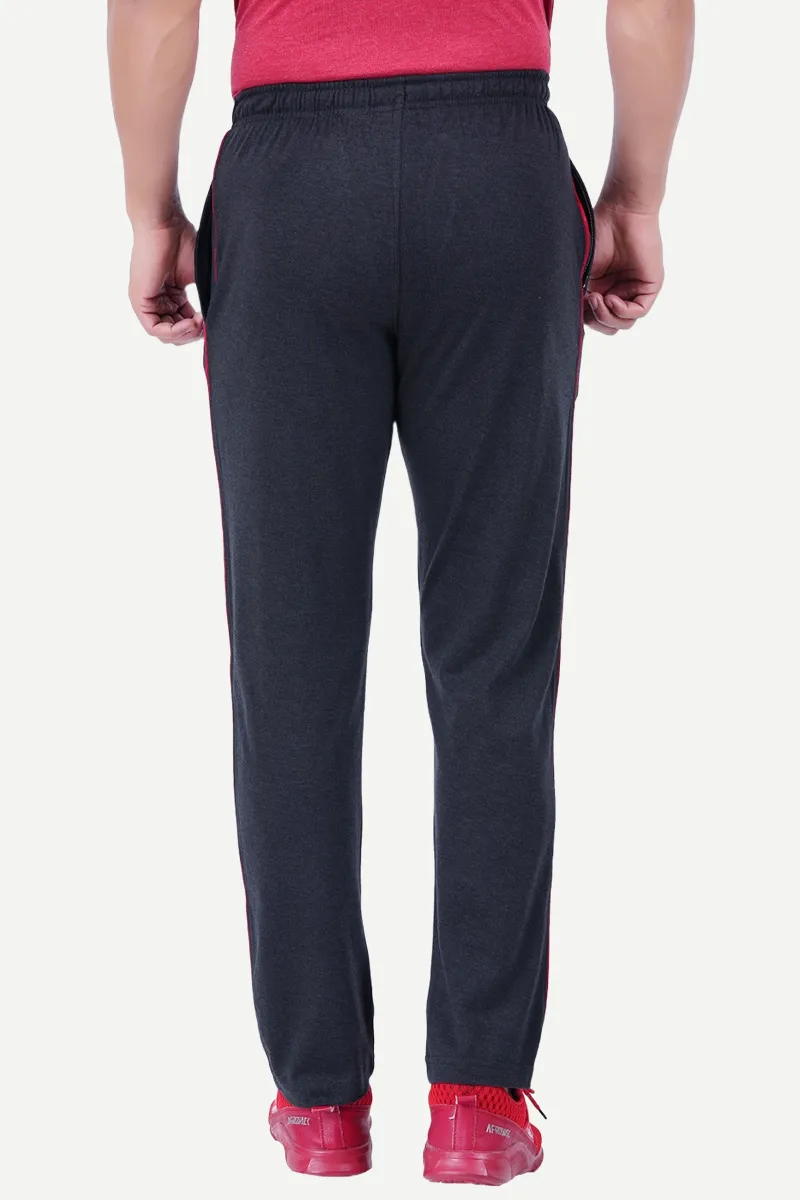 Track Pants - Charcoal Jogging bottoms For Mens | Ariser