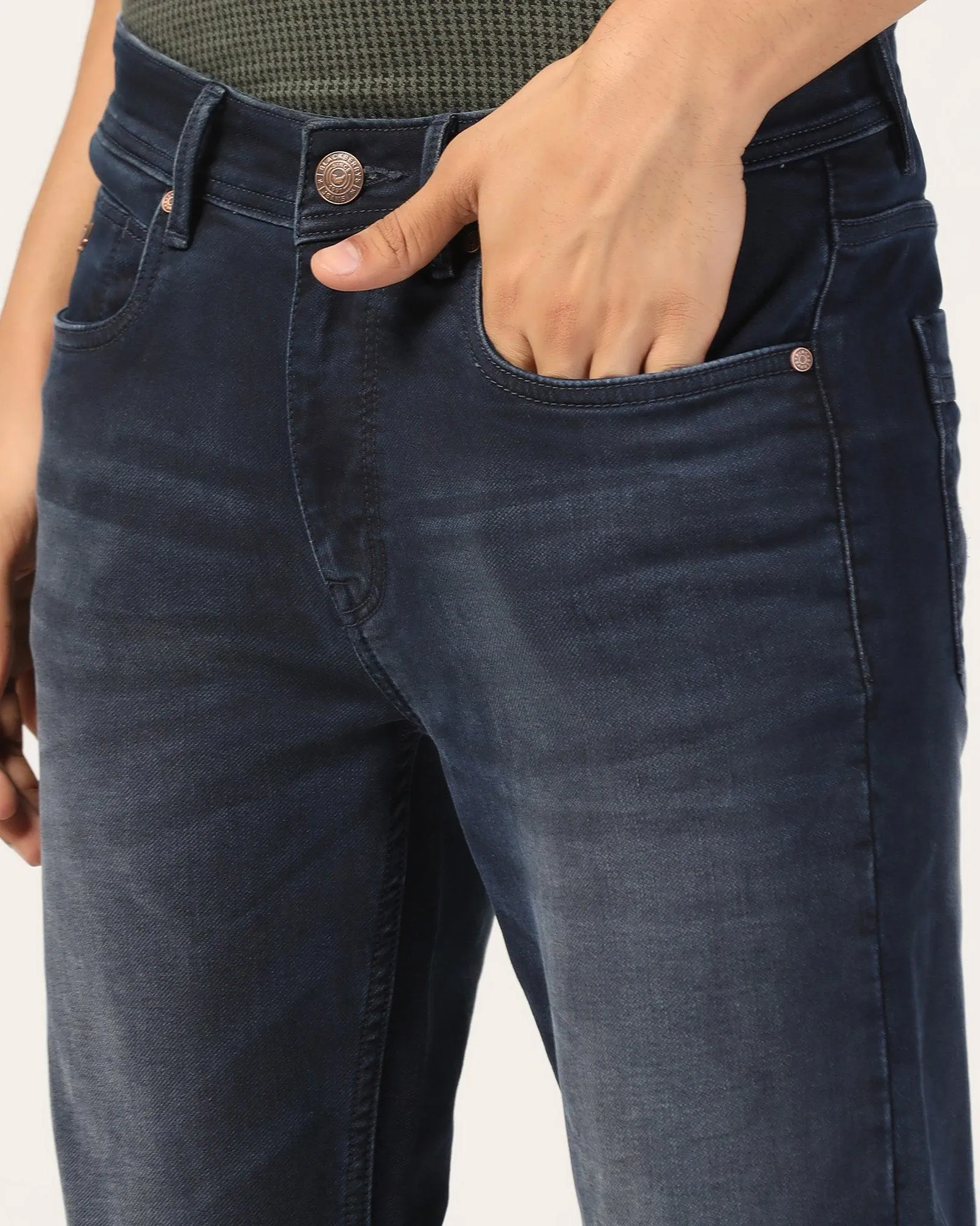 Ultrasoft Slim Yonk Fit Indigo Blue Jeans - Haruto