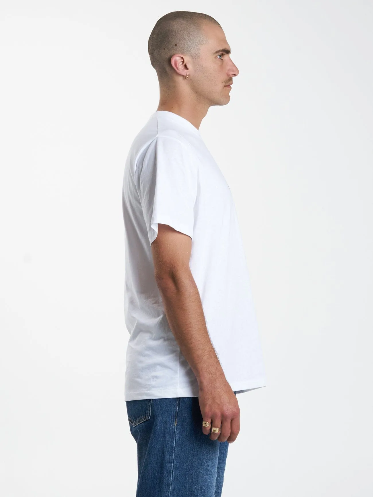 Wisdom Merch Fit Tee - White